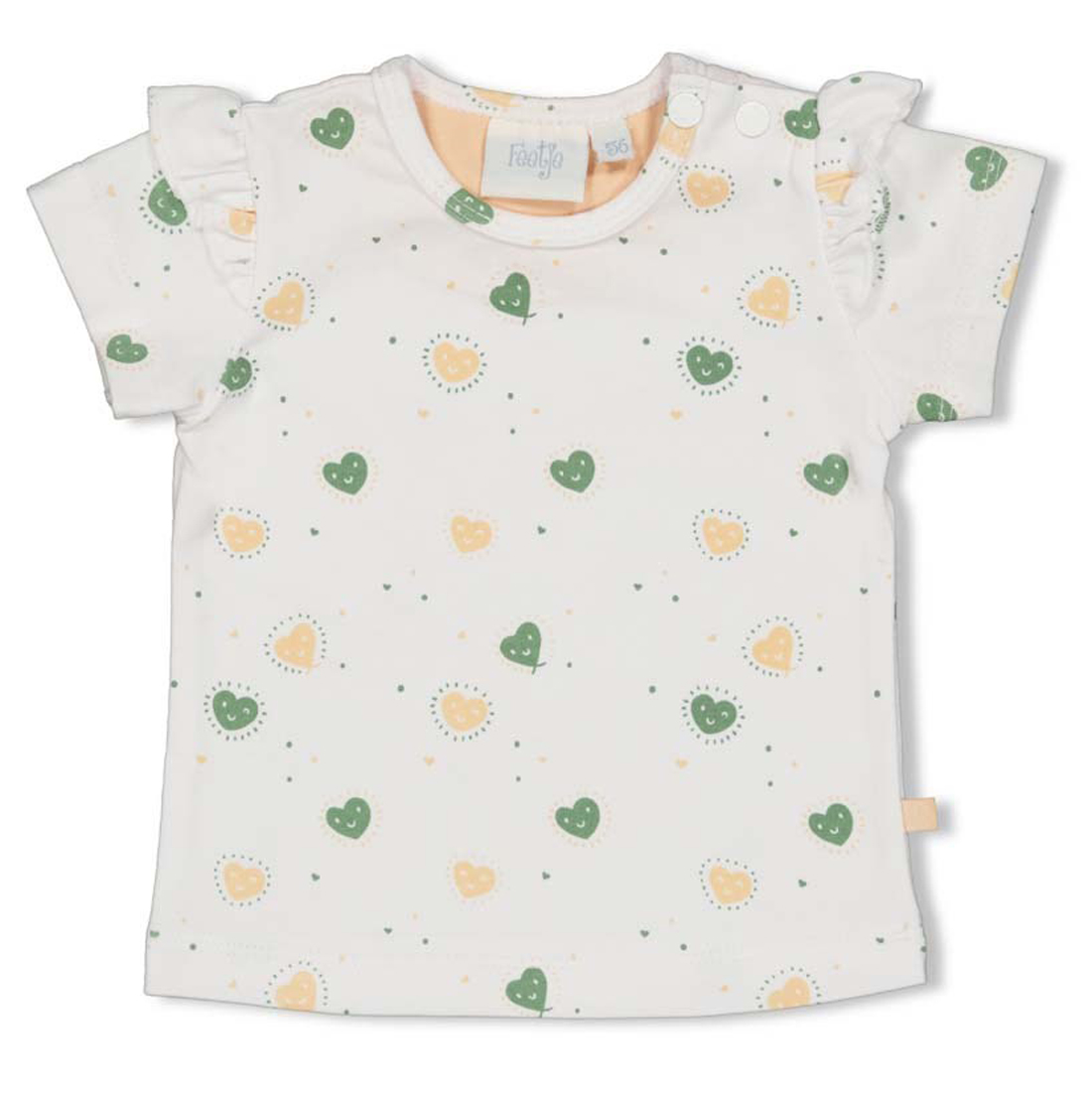Süßes T-Shirt Navy Weiß geringelt mit Schleifchen von FEETJE Serie Petite Cherie 