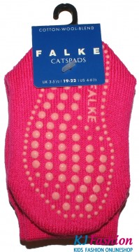 Catspads / Stopper Socken / Hausstrumpf von FALKE in Uni Pink Farbe 8550