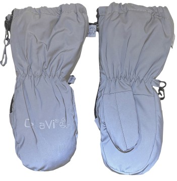 Komplett reflektierende Fausthandschuhe mit seitl. Zipper Wasserdicht, atmungsaktiv CeLaVi 330439
