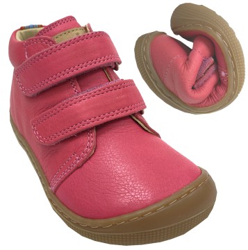 Mid Top Barfußschuhe Modell DON Nappa in Fuchsia weiches Glattleder von KOEL 07M002.101