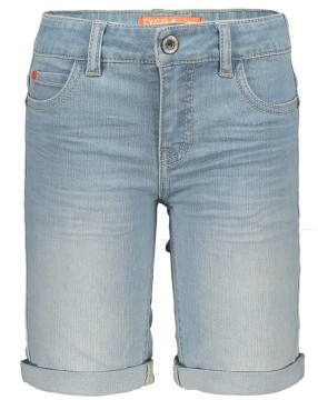 Lässige Jeans Shorts in Light Blue Bleached für Boys von TYGO &amp; VITO Skinny Fit 6616-800