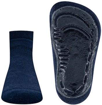 Stoppersocken, kurze Sneaker Höhe BW Vollfrottee Softstep Sohle v. EWERS Uni Navy 221362