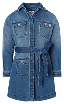 Super softes Jeanskleid / Blusenkleid aus weichem Denim in Medium Blue von NOPPIES 2580412