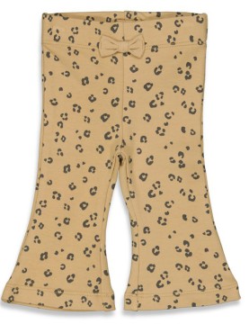 Coole Schlaghose / Leggings in Beige mit Leo Muster Allover von FEETJE &quot;Wild and Free&quot; 1816
