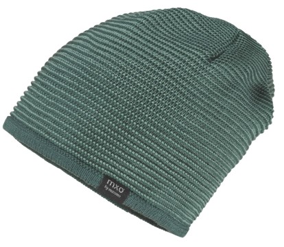 Lässiges Rippstrick Beanie mit BW Fleece Futter in Petrol von MAXIMO 214400