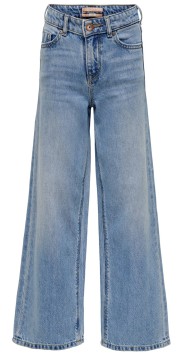 High Waist Jeans Wide Fitting in Light Blue - weites Bein - normale Bundweite von ONLY Kids 15244627