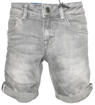 Helle Jeans Shorts / Bermuda in gewaschenem Grau aus Stretch Denim von CARS JEANS 31193-13
