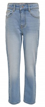 MOM Fitting Jeans in Light Blue, High Waist, derbes Denim, für Girls von ONLY 15244468