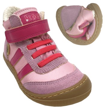 Barfußschuhe Knöchelhoch DANIEL Bambusfutter & TEX Membran in Old Pink / Rosa von KOEL