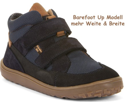 Halbhohe Barfußschuhe *UP+*, Leder +TEX+Textil Inlay in Dark Blue FRODDO G3110268
