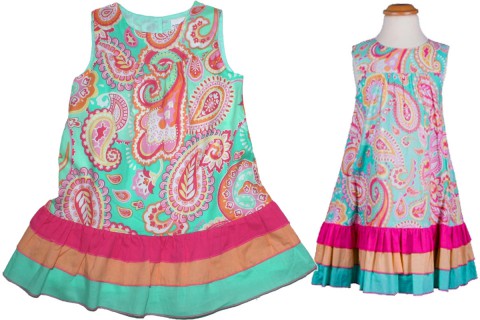 Sommerkleid Mint in A - Linie in bunten fröhlichen Farben von EISEND KIDS / Happy Girls 971393