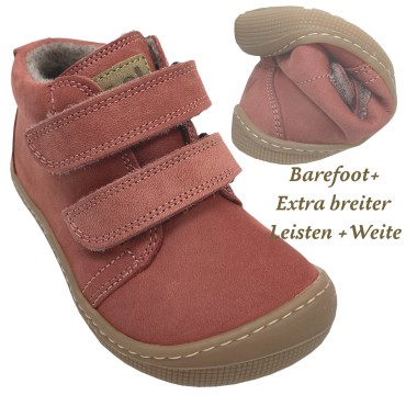 Barfußschuhe +Wollfleece, Breite Paßform &amp; Weite *KAMI W* Hydro Leder Blossom v. KOEL W002.233