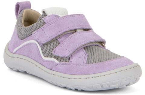 Mega flexible Sneaker *Barefoot Base * Leder + Mesh Besatz in Flieder / Grau v. FRODDO G3130260