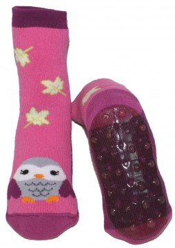 Stopper Socken / Stoppis von EWERS Modell: EULE in Pink 27074-1786