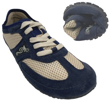 Mega flexible Barfußschuhe VEGAN in Navy / Beige Cosmos MAGICAL SHOES EXPLORER 2.0