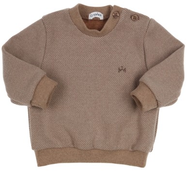 Schlicht schicker Sweater aus kuschelweichem Sweat in Beige / Hellbraun von GYMP 2845-20