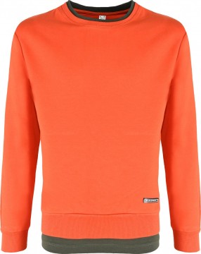 Matt Orangener Sweater, kuschelig weich im Lagenlook für Boys von BLUE EFFECT 6160