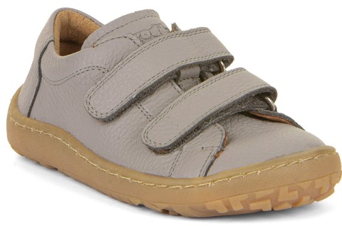 Flexible Leder Sneaker in Light Grey * Barefoot Base * von FRODDO G3130240