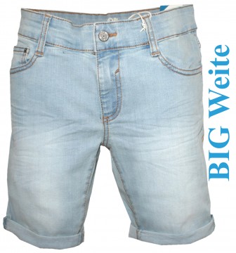 Super Stretch Jeans Bermuda / kurze Jeans in Blue Bleached BIG Weite von s.OLIVER X076