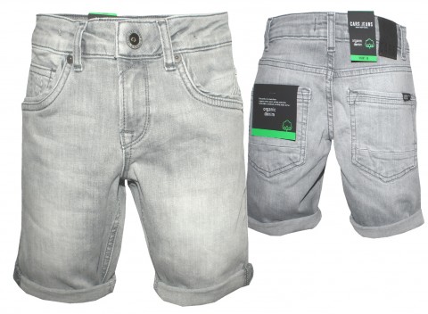 Coole Jeans Shorts / Bermuda Länge in Grey Used aus BIO BW Denim von CARS JEANS 30397-13