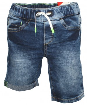Kurze Jeans - Schlupfjeans / Bermuda Shorts in Blue Denim Super Stretch von s.OLIVER X064