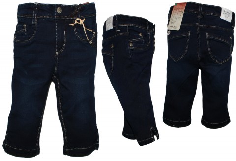 Super Stretch Capri Jeans in Dark Blue von LEMMI Skinny Fitting Weite Normal 1760347613