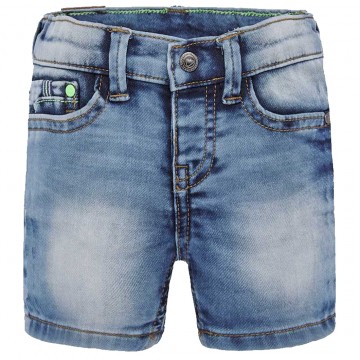 Super coole &amp; weiche Jogg Jeans Shorts in hellem Blue Denim von MAYORAL für Jungen 1285