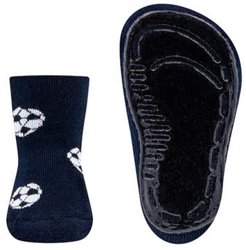 Stoppersocken, kurze Sneaker Höhe BW Vollfrottee Softstep Sohle v. EWERS Navy Fußball 221361
