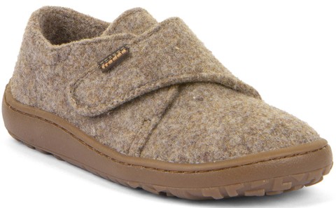 Barfuß- Hausschuhe aus Wolle + weiche, flexible Minimalsohle v. FRODDO Beige Melange G1700420
