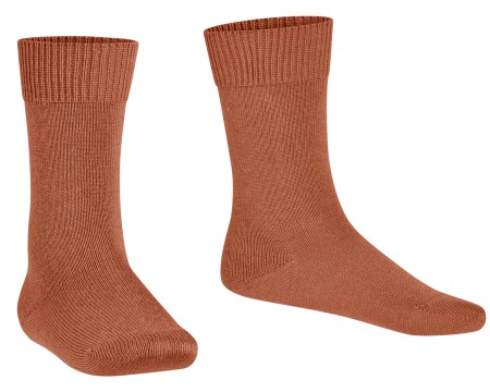 FALKE Socken COMFORT WOOL in Terracotta Feuchtigkeitsabführend, wärmend dank Merino Wolle