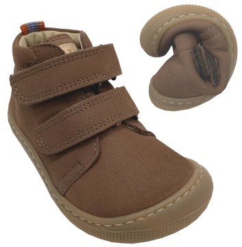 Barfußschuhe /Halbschuhe Don 2.0 in BRAUN anatomische Zehenbox Hydro Leder v. KOEL 07M002.121
