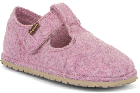 Barfußschuhe, Hausschuhe 50% recycelte Wolle, Flex Sohle in Rosa/ Pink von FRODDO Flexy Wooly