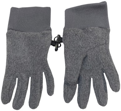 Fingerhandschuhe / Fleecehandschuhe mit Strickstulpe in GRAU von MAXIMO 996000