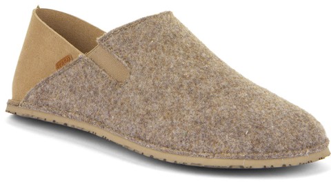 Schlupfschuhe / Barfußschuhe 50% recycelte Wolle mit Flex Sohle von FRODDO Wooly in Beige