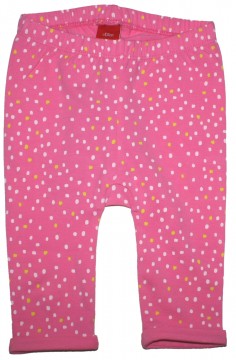 Niedliche Leggins in Pink mit kleinen Punkten Allover aus weichem BW Jersey von S.OLIVER 5012