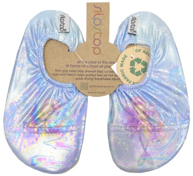 Slip Stop - Badeschuhe /Barfußschuhe /Allroundschuhe für Kids *Seamaid* Meerjungfrau Glitter Blau