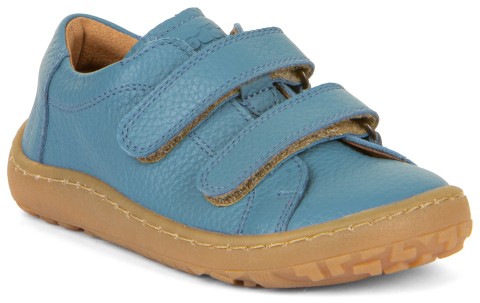 Barfußschuhe / Sneaker aus Nappaleder mit Doppelklett in Jeans Blau von FRODDO G3130240