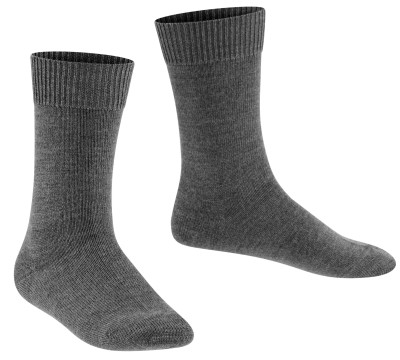 FALKE Socken COMFORT WOOL in Dark Grey Feuchtigkeitsabführend, wärmend dank Merino Wolle