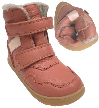 Winter Lederstiefel mit TEX Membran & Schafswollfutter in Rose von BISGAARD > Thorsten TEX <