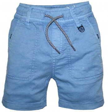 Coole Bermuda Shorts, weiches BW Twill Hellblau mit Waschung, Schlupfbund, von MAYORAL 3260