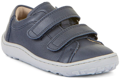 Mega flexible Sneaker *Barefoot Base * aus Leder in Dark Blue Uni v. FRODDO G3130240