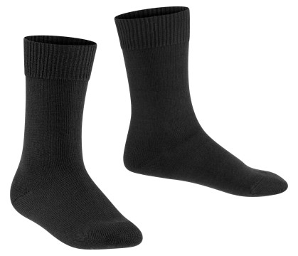 FALKE Socken COMFORT WOOL in Schwarz Feuchtigkeitsabführend, wärmend dank Merino Wolle