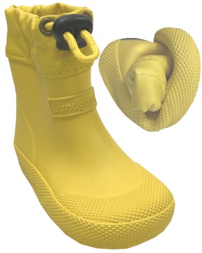 Extrem flexible & leichte Barfuß- Gummistiefel Kurzschaft COVER in 8450 Sunflower v. BUNDGAARD