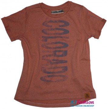 Logoprint Shirt in gewaschenem dunklem Rose Dawn KARINA von COLORADO