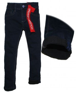 Super Strech Thermo Jeans in Dark Blue Schnitt: Brad, Regulär Fitting, Weite: SLIM von S.OLIVER 3759