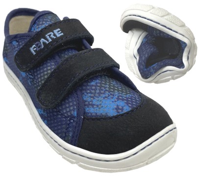 Fare Bare Barfußschuhe / luftige Mesh Schuhe in Marine Blau Fußball A Linie 5115404