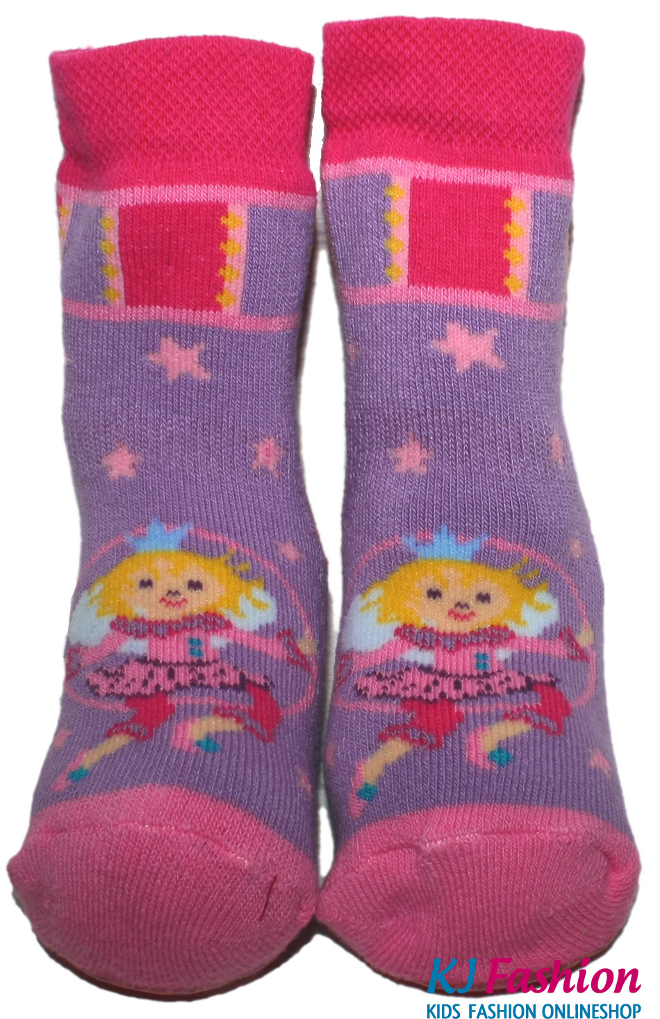 Stoppis von EWERS Modell Stopper Socken EULE in Pink 27074-1786 