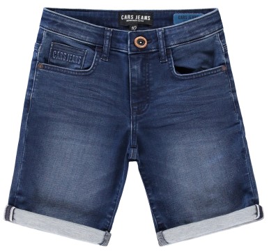 Coole Jeans Shorts / Bermuda Länge in Blue Stone Wash aus Stretch Denim von CARS JEANS 31193-06