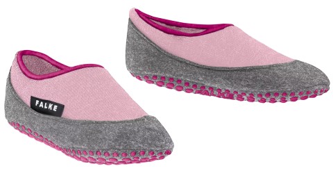 Cosyshoe, flache Slipperform in ROSA - Bequemer Hausschuh aus softer Merino Wolle von FALKE